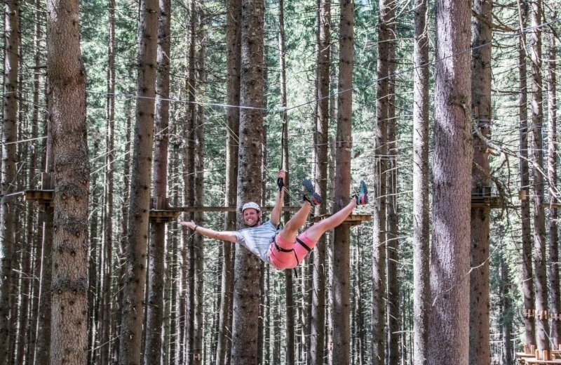 Hochseilgarten with Flying Fox in Gerlos